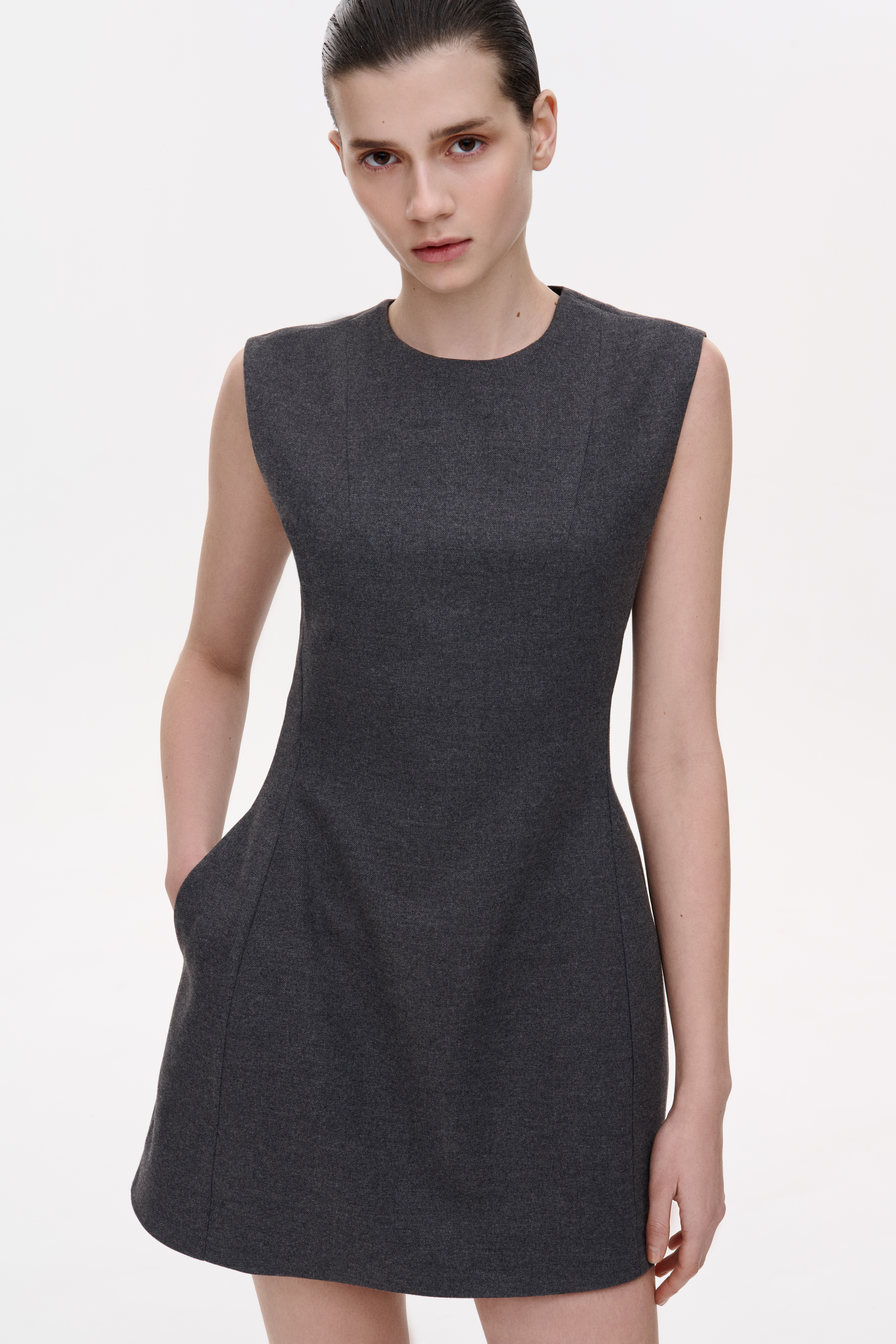 МІНІ СУКНЯ НАПІВПРИЛЕГЛОГО СИЛУЕТУ  1245 зображення